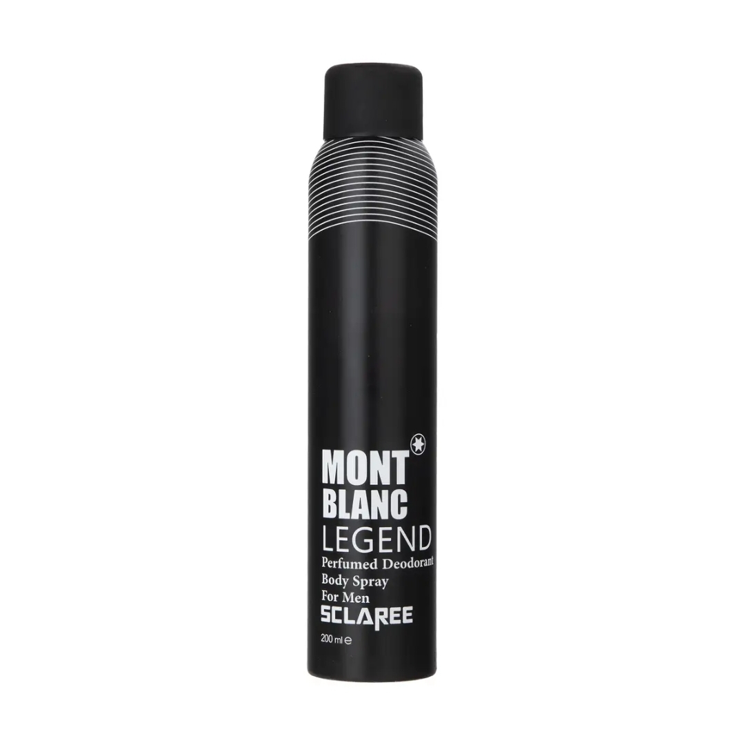 اسپری خوشبو کننده بدن مردانه اسکلاره مدل Mont blancحجم ۲۰۰ میلیون لیتر