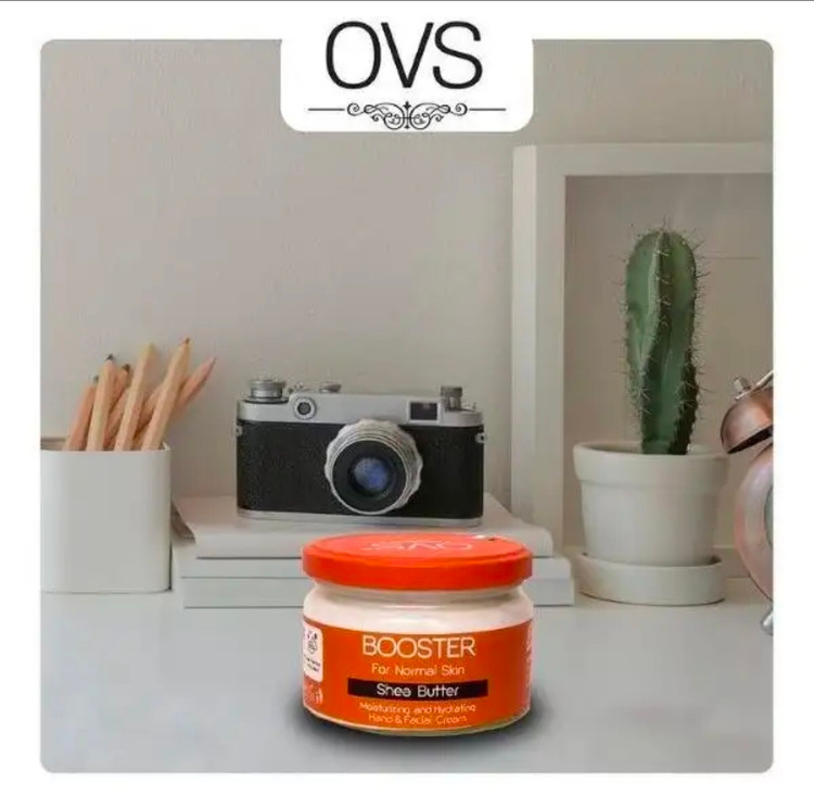 کرم مرطوب کننده و آبرسان Ovs مدل بوستر مناسب پوست معمولی