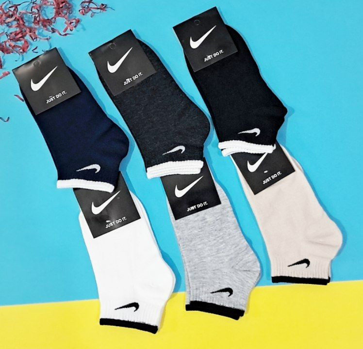۳جفت جوراب اسپورت زنانه و مردانه فری سایز مدل Nike
